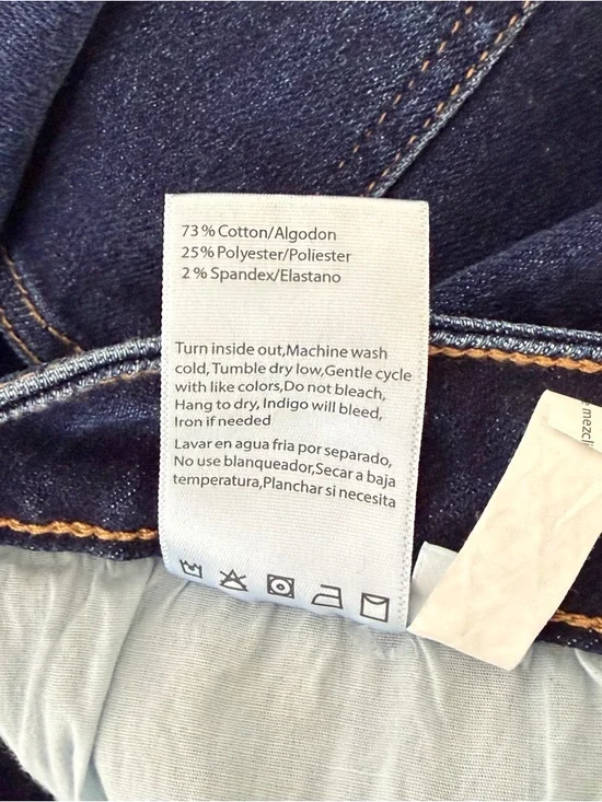 Risen Jeans x The Freckled Poppy Tummy Control Flared Jeans, SZ 1XL NWT - Picture 8 of 8